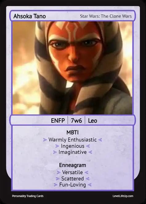 ahsoka personality type